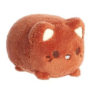 Aurora Small Coconut Meowchi Tasty Peach Enchanting Stuffed Animal Brown 7"